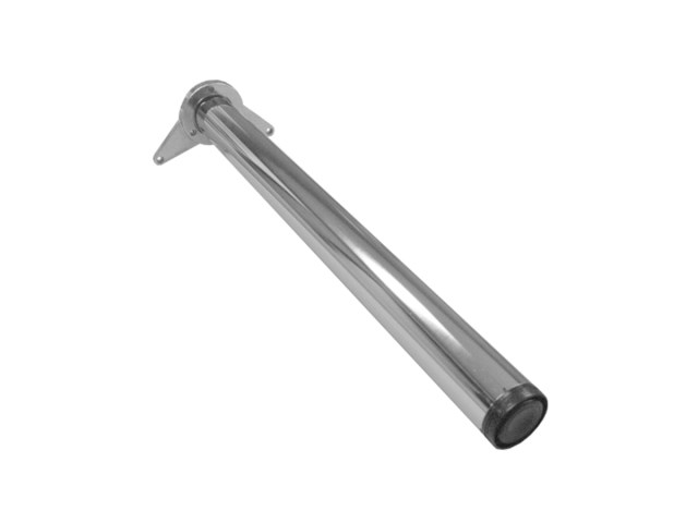 742542 - Tafelpoot rvs-look rond 870-895 mm diameter 60 mm