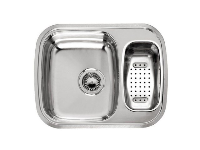 Reginox QUEEN60L - Anderhalve bak, rvs, zeefkorfplug, grote bak links
