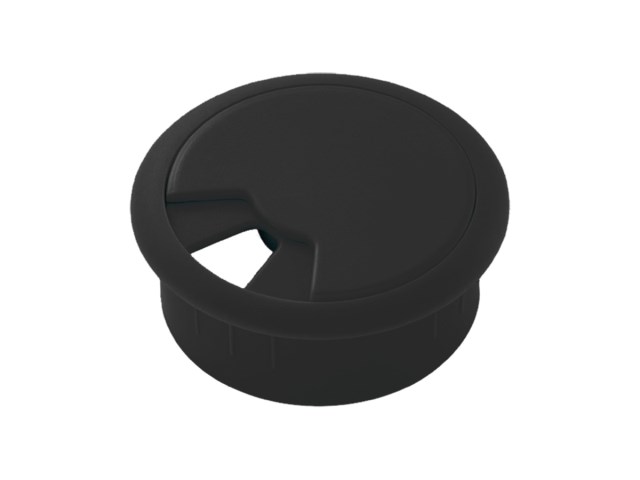 KABELDOORVOER6025 - Bladdoorvoer 60mm zwart