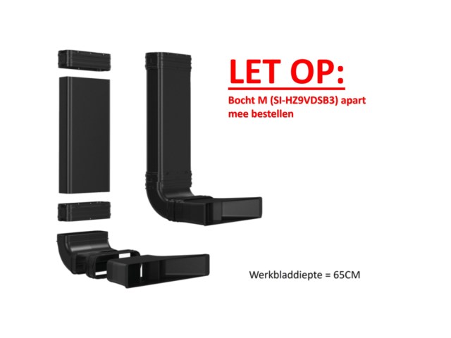 Siemens HZ9VDKR2 - BSH Recirculatiekit M werkblad 65cm diep