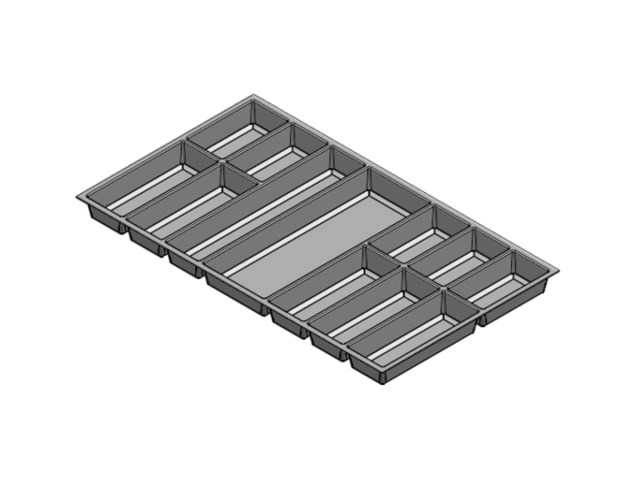 BB90-DIEP - Bestekbak 90 cm diep