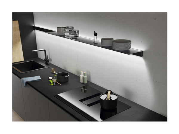 Hera HIL1800ZWUSBR - Hera Intero-Line lichtprofiel 180 cm ZWART met usb aansluiting rechts