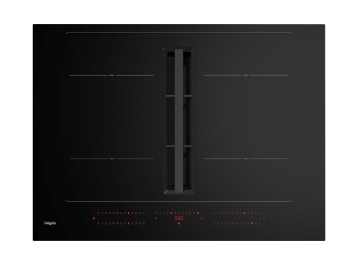 Pelgrim IKR9072R - Inductiekookplaat met afzuiging (70 cm)