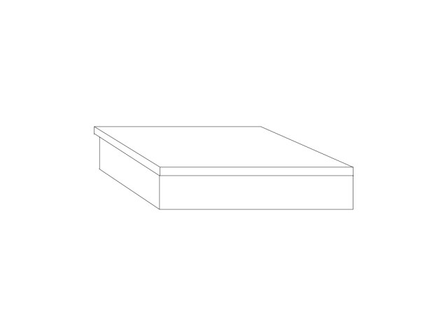 BOP60-90 - Bodem op plint hoogte incl. plint 90 mm.