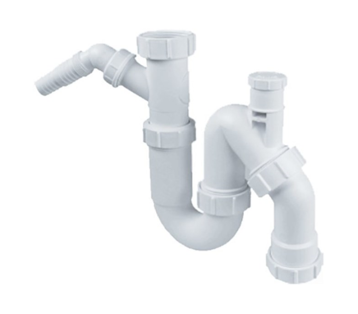 Mc Alpine MSIF003 - McAlpine Sifon afvoer knel enkel met beluchter