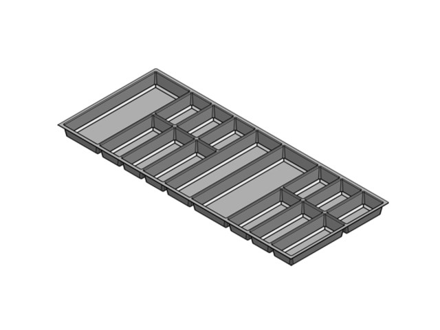 BB120-DIEP - Bestekbak 120 cm diep