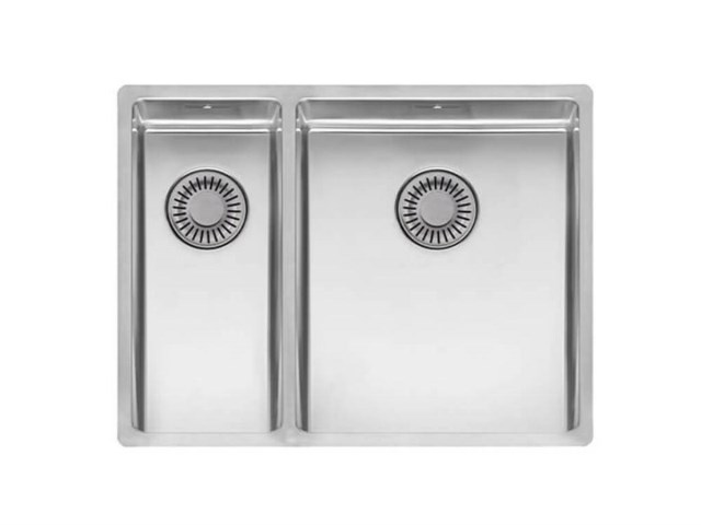 Reginox NY18403440 - Anderhalve bak, rvs, geintegreerde zeefkorfplug