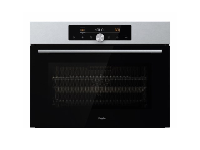 Pelgrim OM540RVS - Oven met magnetron (nis 45 cm)