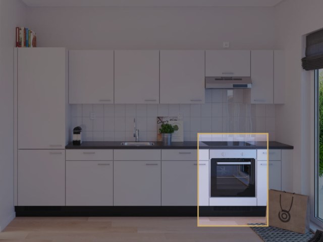 Onderkast met nis oven - OIM60-BN-O47 