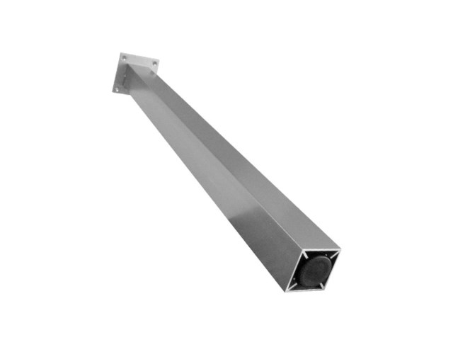 742661 - Tafelpoot rvs-look vierkant 720-725 mm 50x50 mm
