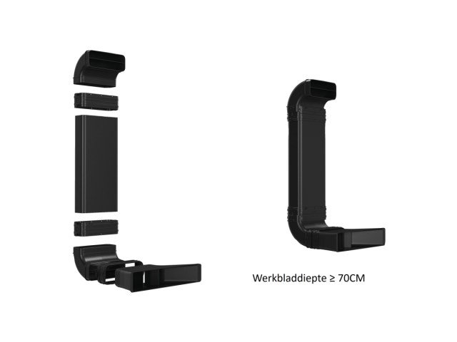 Siemens HZ9VDKR0 - BSH Recirculatiekit L werkblad  ≥70cm diep