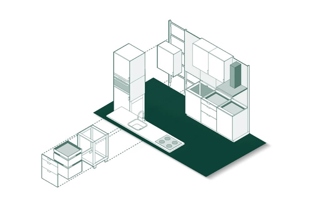 Prototype 2 Circulaire Keuken In Gebruik Voor Onderzoek