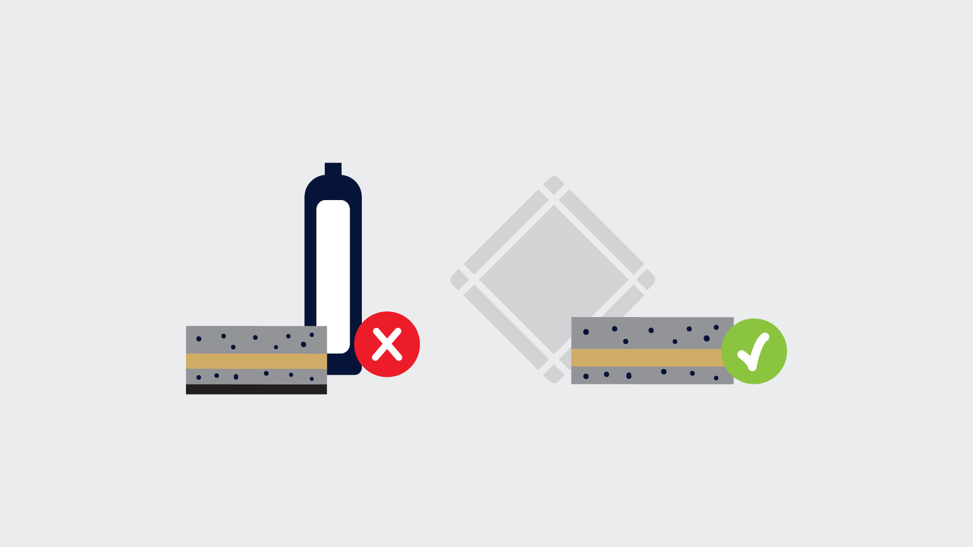 Tijdig vocht en kookresten verwijderen